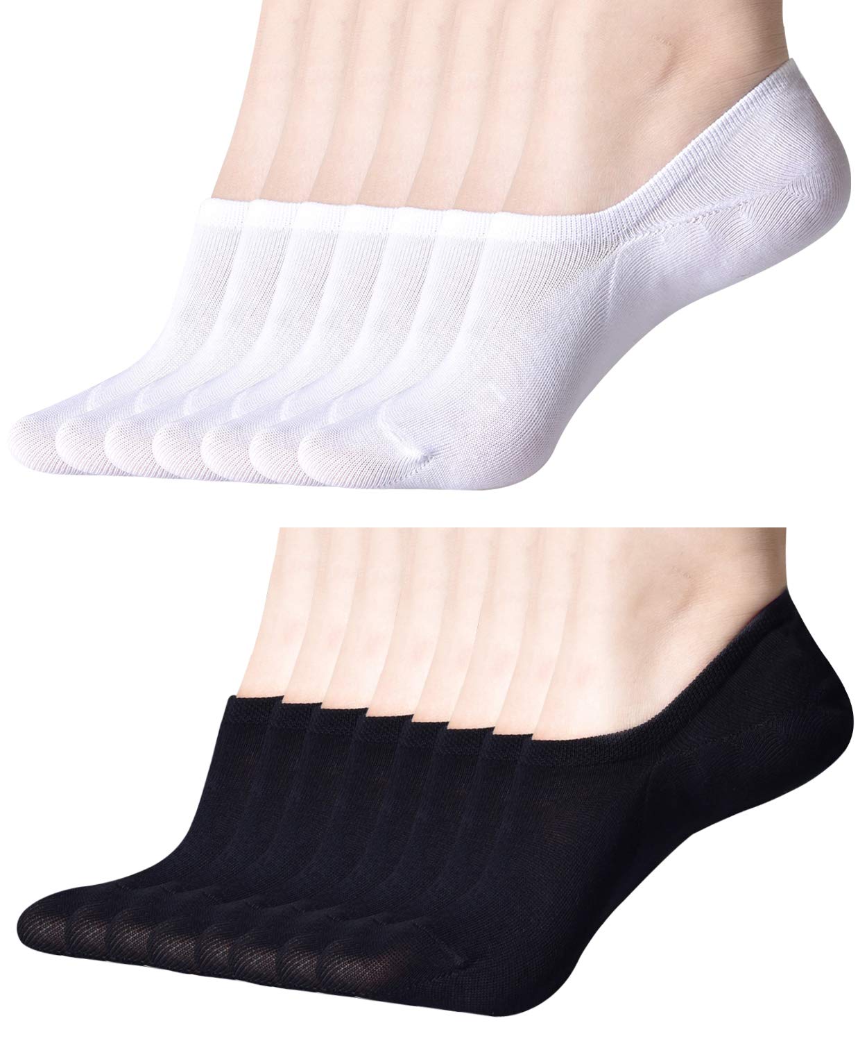 Women's No Show Socks Non-Slip Low Cut Invisible Liner Socks (3-15 Pairs) - Perfect for Boat Shoes, Loafers & Sneakers | Breathable & Comfortable for Daily Wear
