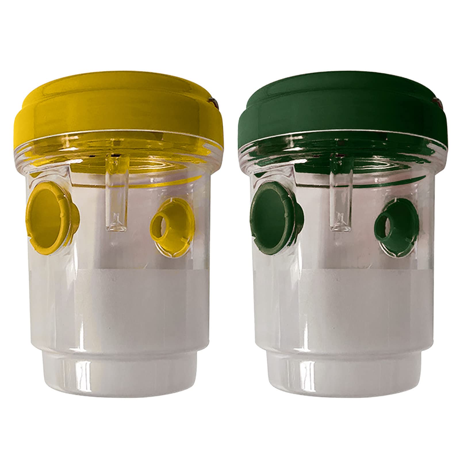 2 Pack Solar Wasp Traps - Outdoor Hanging Solar Powered Wasp Catcher with LED Light, Reusable Hornet & Yellow Jacket Killer for Garden, Patio, and Backyard Pest Control