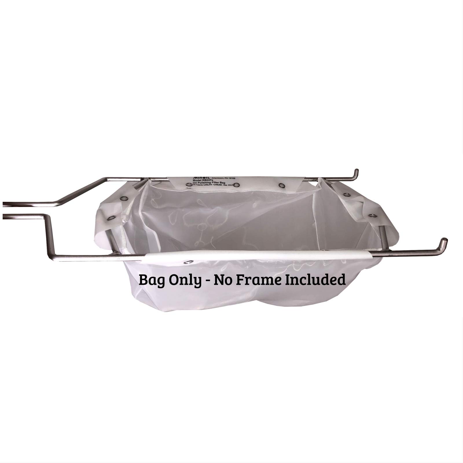 MirOil RB22FS Commercial Fryer Filter Bag - 28 lb Oil Capacity, Heavy-Duty Polishing Filter for Restaurants & Food Trucks - Perfect for Deep Frying, Chicken Wings & French Fries