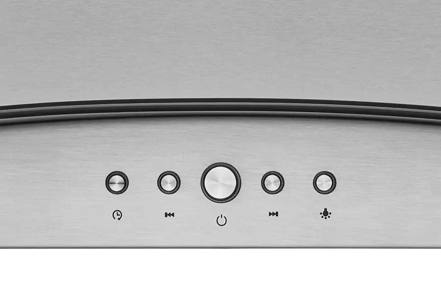 Hauslane Chef Convertible Stainless Steel Range Hood - Island Mount, 3 Speed Settings, 200 CFM (IS 200SS) - Perfect for Modern Kitchen Ventilation & Smoke Removal