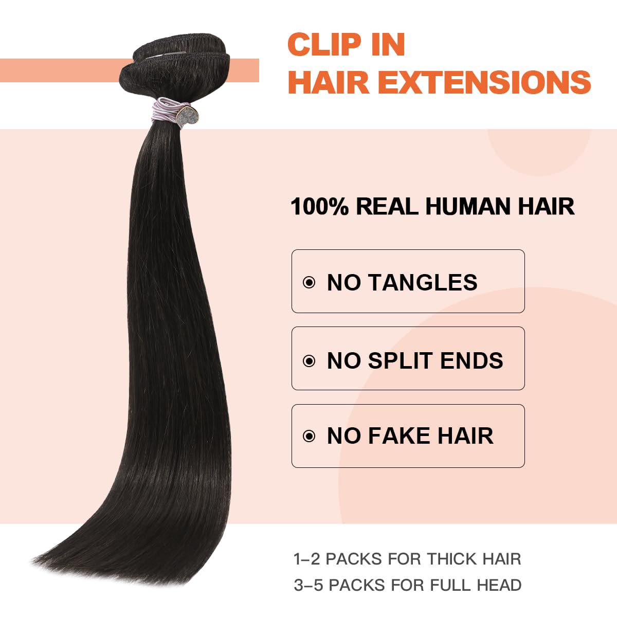 Dark Brown Clip-in Hair Extensions 15 Inches - 100% Remy Human Hair, 70g, Straight Double Weft, 7pcs/16 Clips - #2 Brown for Volume & Length | Perfect for Parties, Weddings & Daily Styling