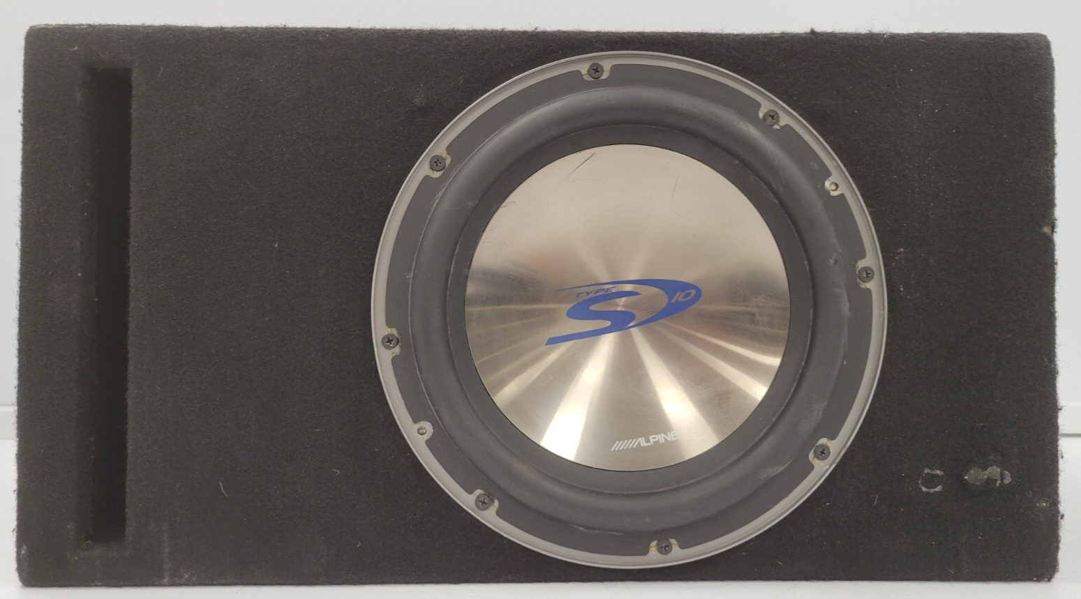 Alpine S10 10-Inch Car Subwoofer with Enclosure - High-Performance Bass for Car Audio Systems | Perfect for Trucks, SUVs, and Custom Car Stereo Upgrades