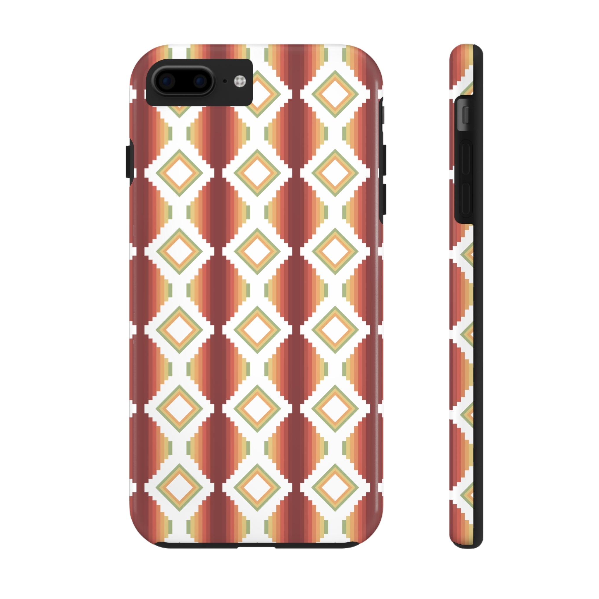 Durable Southwestern Rio Boho Hard Phone Case for iPhone & Samsung - Stylish Protection for Travel & Outdoor Adventures