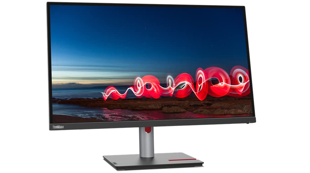 Lenovo ThinkVision T27i-30 27-Inch IPS Monitor - 1920x1080 FHD, HDMI, VGA, Eye Comfort - Perfect for Home Office, Gaming & Business Use