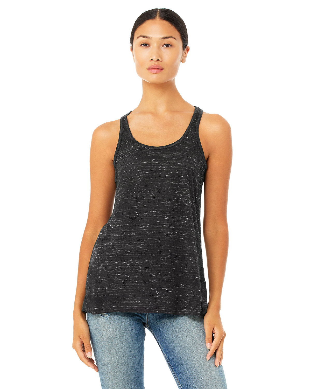 Bella + Canvas B8800 Women's Flowy Racerback Tank Top - Soft & Comfortable Yoga, Workout & Casual Wear