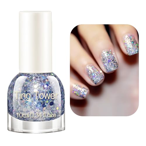Glitter silver