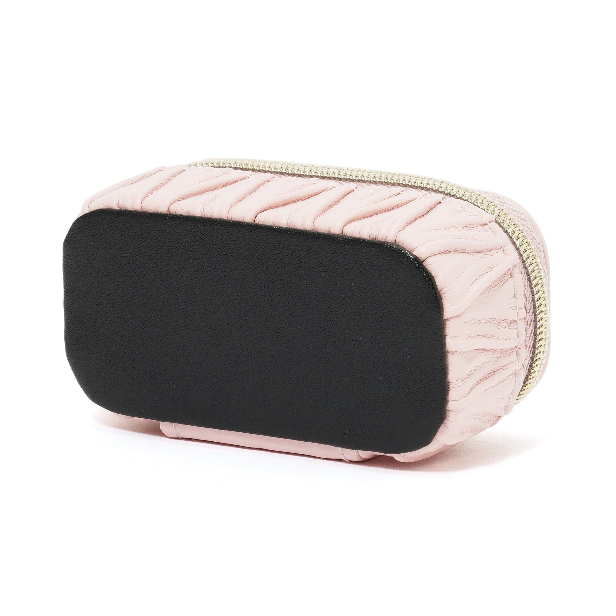 Elegant Pink Embossed Mini Travel Jewelry Box - Perfect for Vacation, Bridesmaid Gifts & Organizing Rings, Earrings & Necklaces On The Go