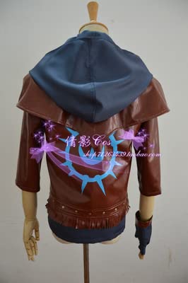 Ezreal Cosplay Costume Set with Goggles & Armor for Halloween, Christmas, Carnival, New Year Party - Perfect for Anime Conventions, Cosplay Events & Themed Parties