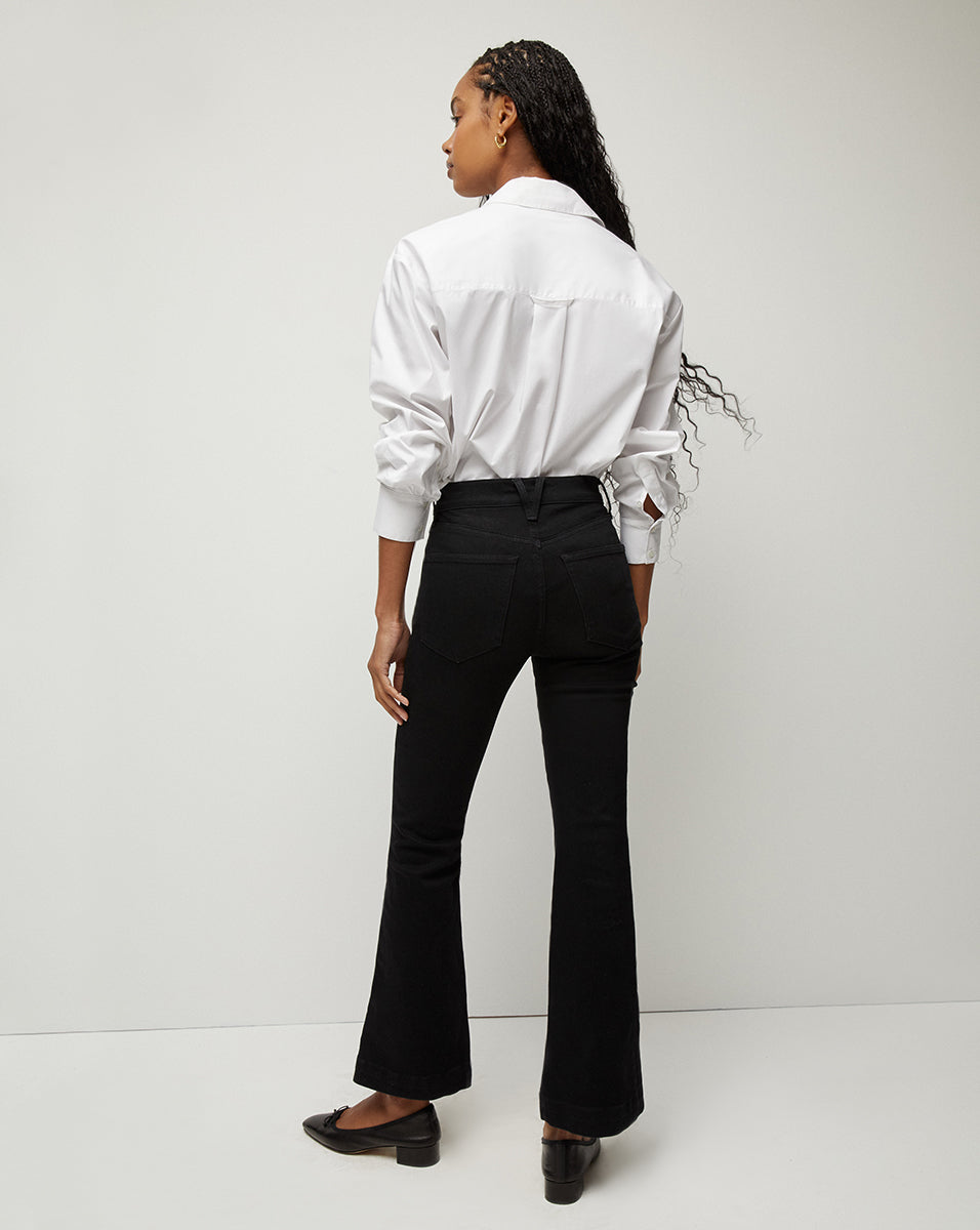 Carson Women's Kick Flare Jeans - High Waist Stretch Denim Pants for Casual & Work Outfits | Perfect for Date Night, Office Wear & Weekend Looks