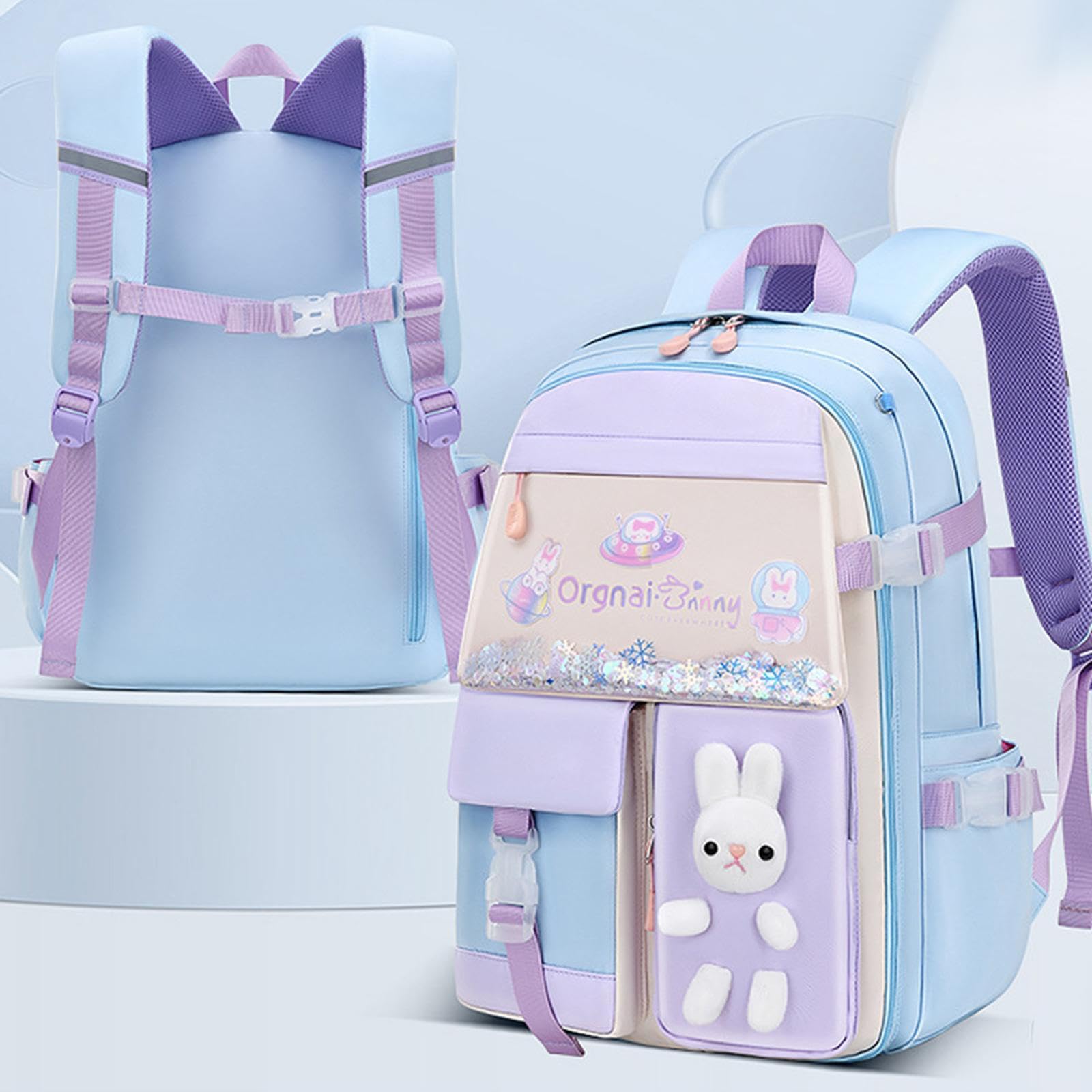 MYADDICTION Kids Backpack - Lightweight School Backpack for Boys & Girls, Durable Casual Daypack with Adjustable Straps, Blue - Perfect for School, Travel & Outdoor Adventures