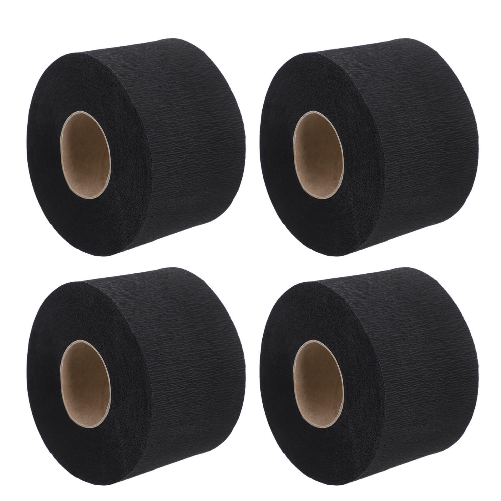 Beaupretty Disposable Hair Cutting Neck Strips - 4 Rolls Stretchy Barber Neckband Paper for Hairdressing & Salon - Protects Neck During Haircuts, Shaves & Styling