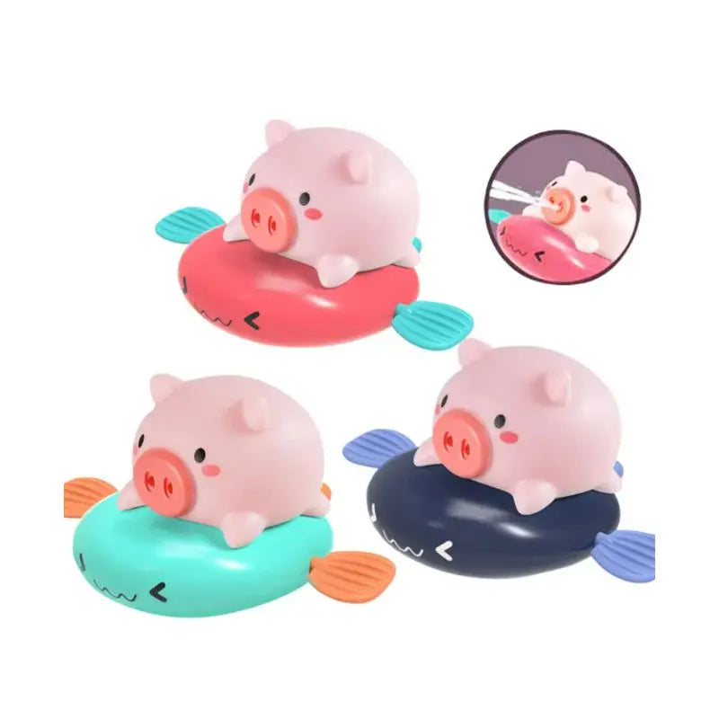 Kids Pig Wind-Up Bath Toy | Fun Swimming Pool & Bathtub Toy for Toddlers & Babies - Perfect for Baby Showers, Bath Time & Pool Play