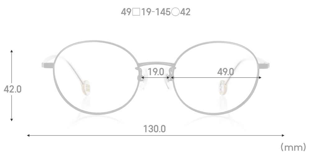 JINS x Disney Mickey Mouse 133 Eyeglasses - Stylish & Lightweight Frame for Adults - Perfect for Reading, Fashion & Disney Fans Collection
