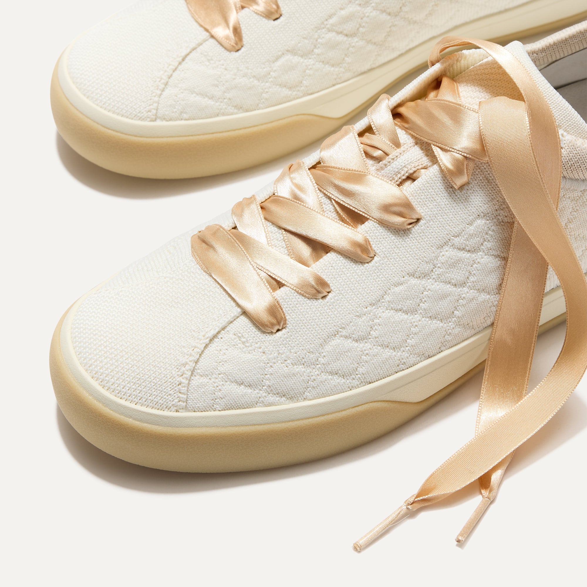 Quilted Cloud Lace-Up Sneakers - Comfortable Women's Running Shoes for Walking, Gym & Casual Wear