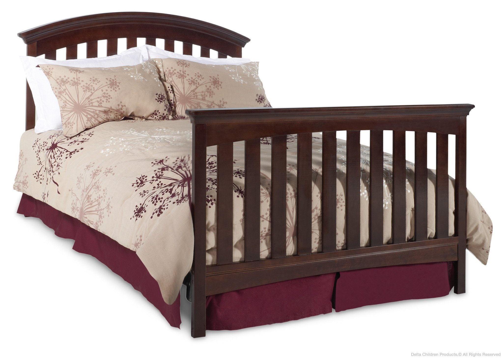 Bentley 4-in-1 Convertible Baby Crib with Toddler Bed, Daybed & Full-Size Bed Conversion - Perfect for Nursery, Bedroom & Guest Room