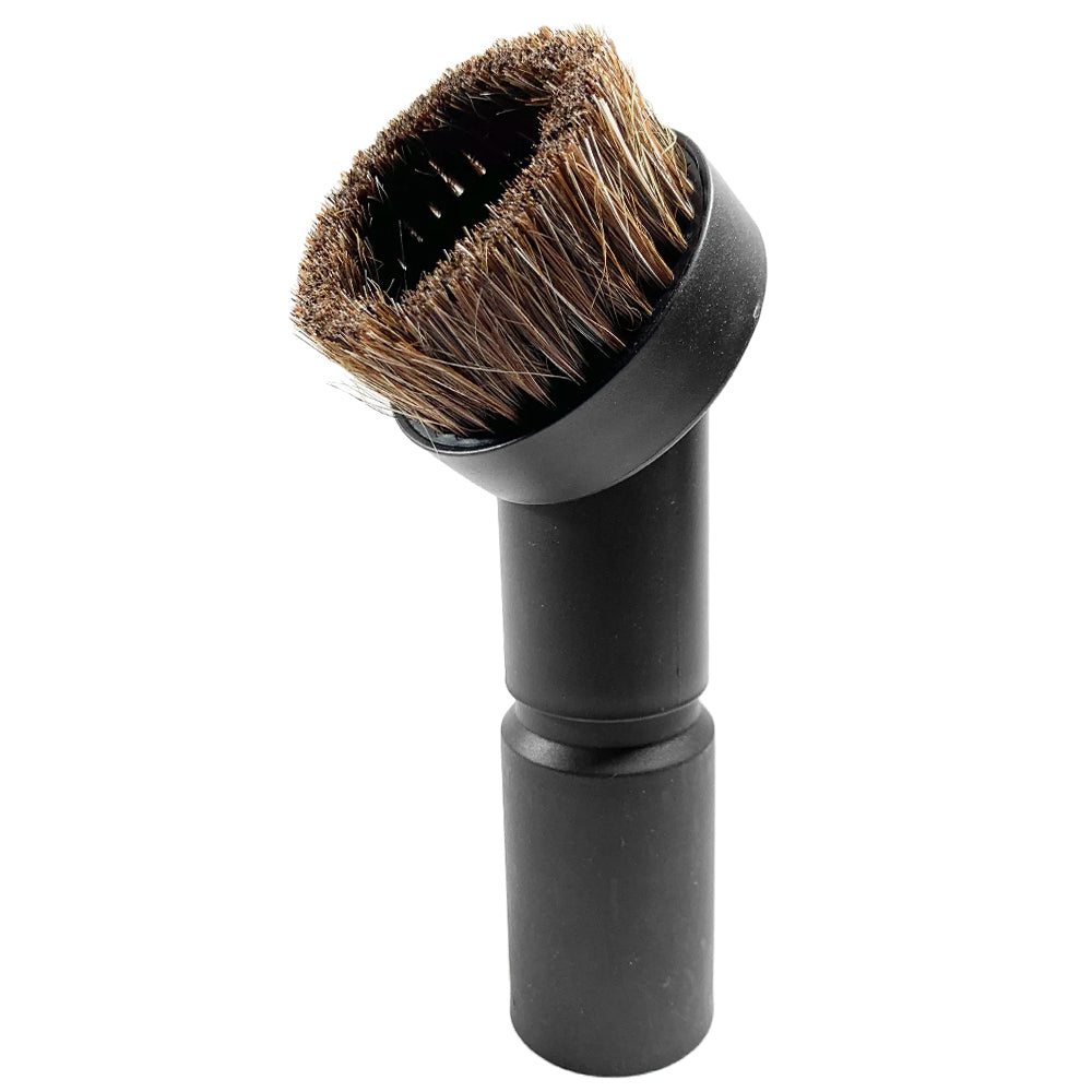 MaximalPower Universal Round Vacuum Cleaner Attachment - Dusting Brush Tool with Adapter for Hard Floors, Carpets & Furniture Cleaning - Perfect for Home, Office & Car Use