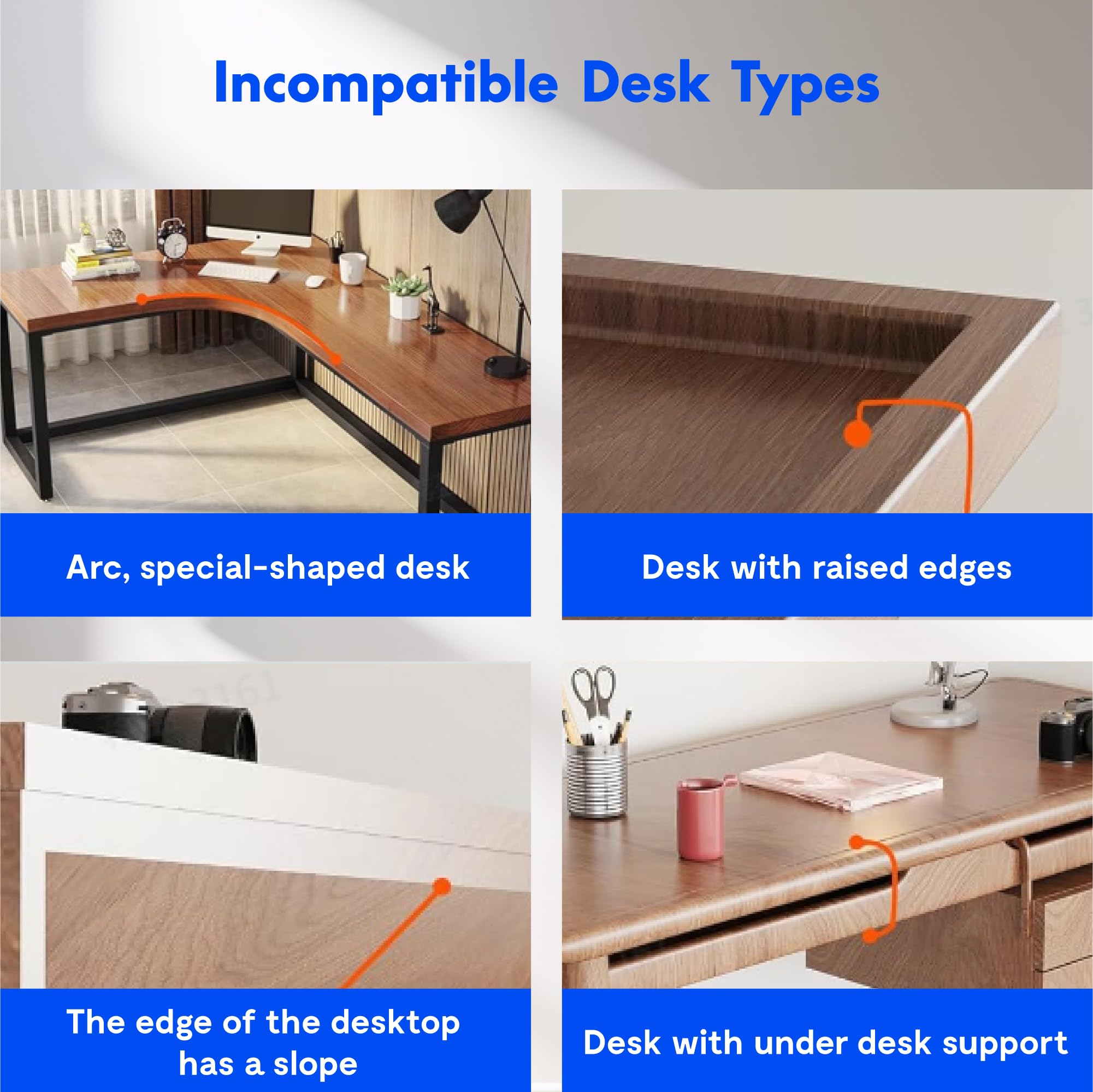 FlexiSpot Ergonomic Under Desk Keyboard Tray - 25.6