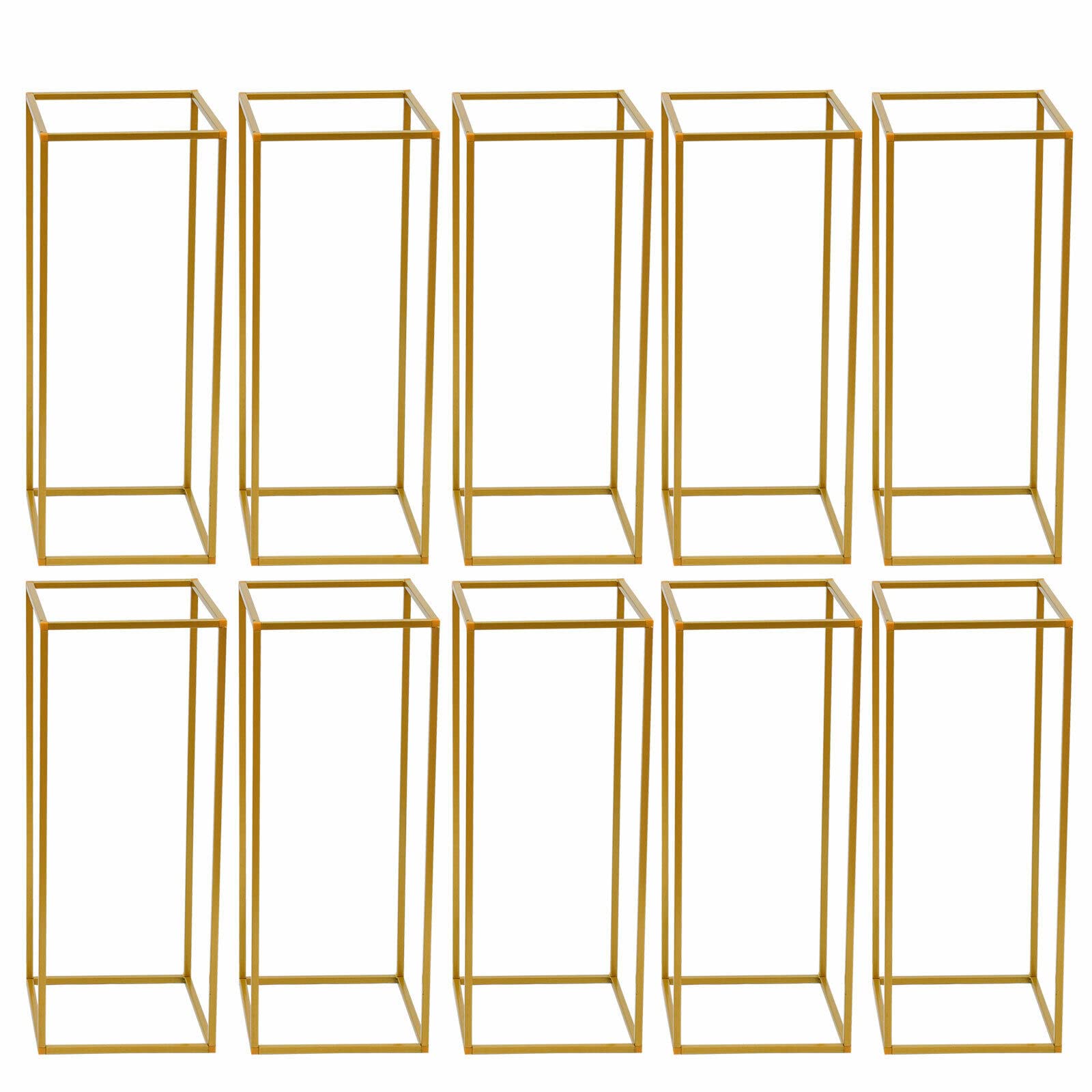 Leblett 10-Pack Freestanding Flower Stands - Wedding Floor Plant Holders, Backdrop Stand for Archway, Tabletop Decor Display Rack - Perfect for Wedding Centerpieces, Home Decor & Event Displays
