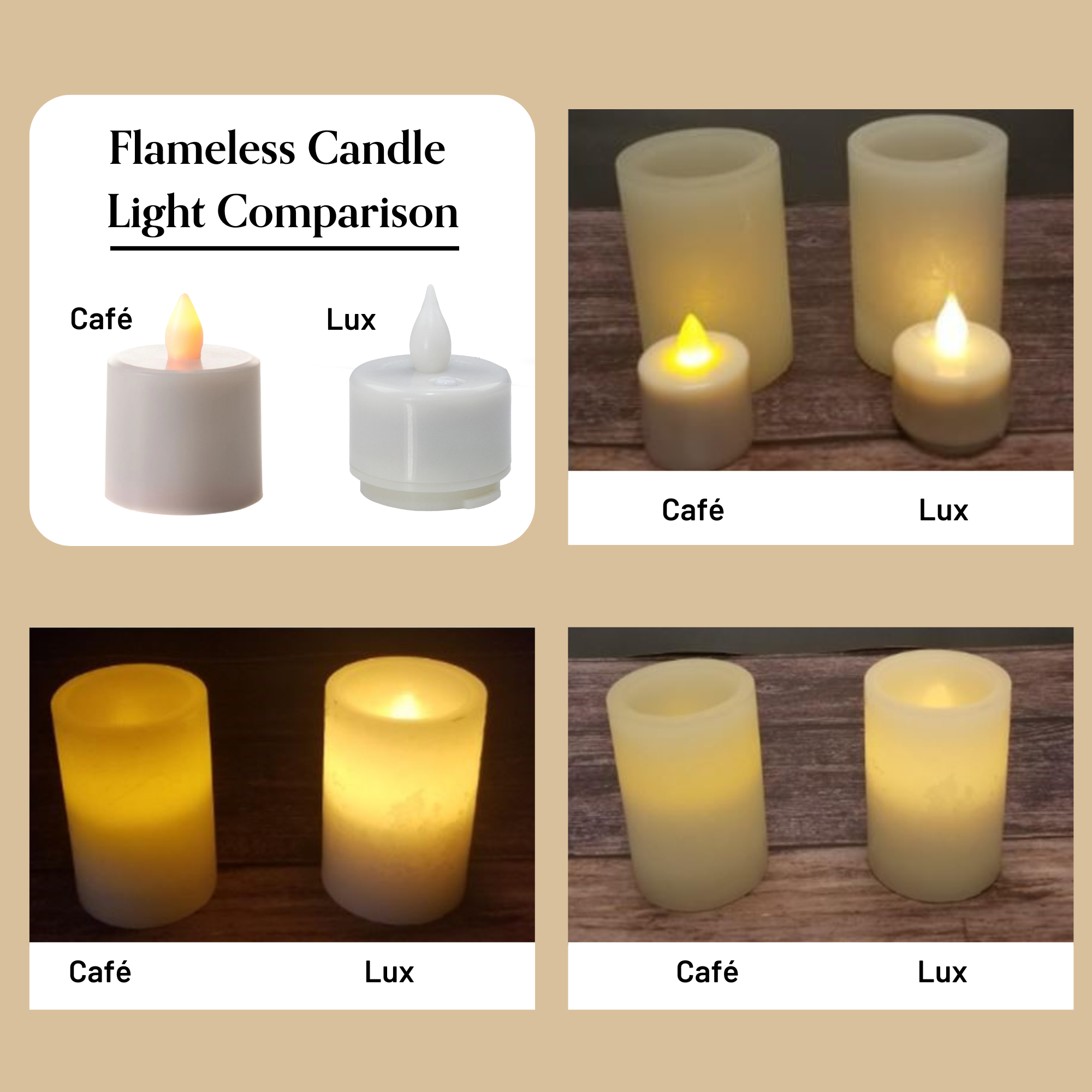 Flameless LED Candles Set of 12 - Battery Operated Flickering Tea Lights for Home Decor, Wedding, Restaurant & Romantic Ambiance