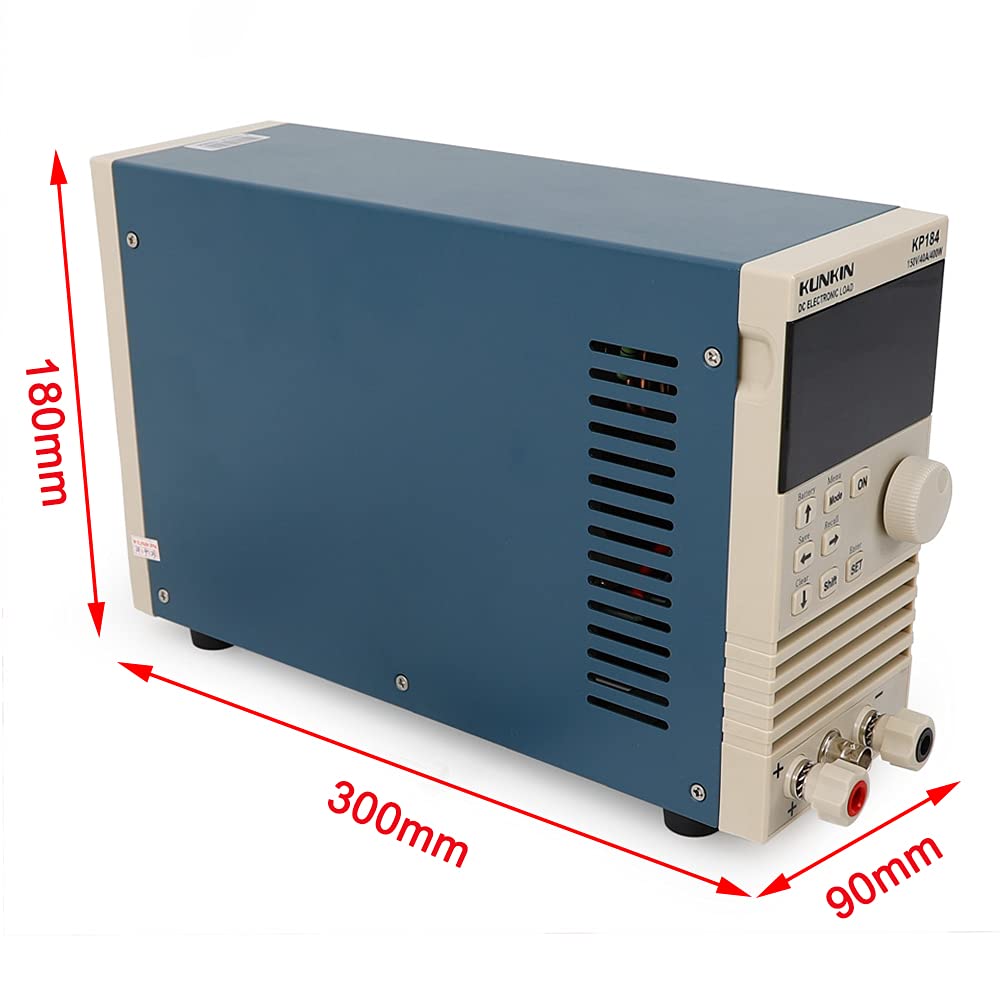 KP184 DC Electronic Load Battery Capacity Tester - 400W 150V 40A with RS485/232 Interface for Power Resistance Testing | Ideal for Lab, DIY Electronics, and Battery Performance Analysis