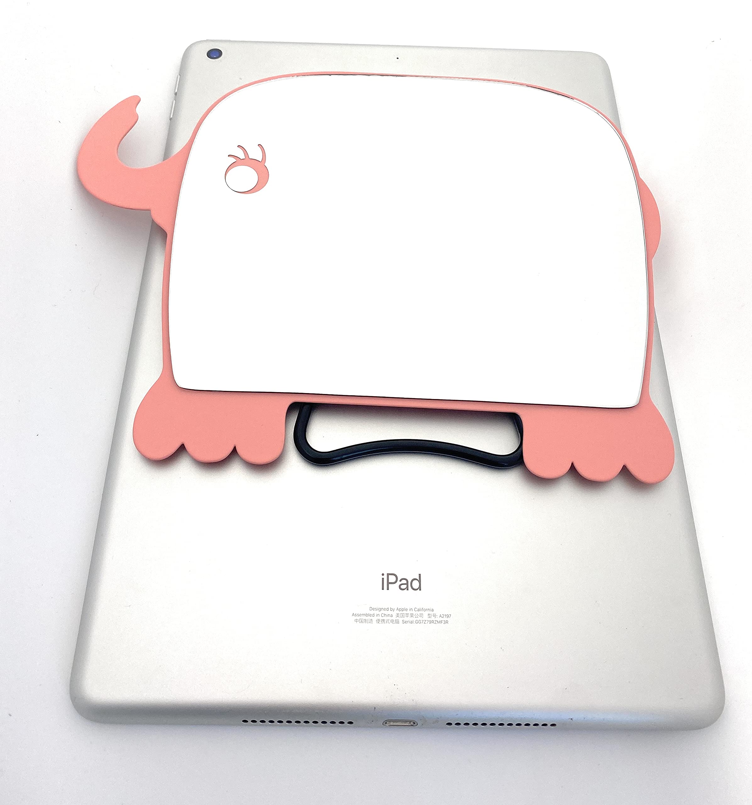 Cute Pink Animal Shape Compact Makeup Mirror for Girls - Portable Desktop Mirror with Stand, Perfect Gift for Daughter, Birthday, Kids Room Decor & Travel Beauty Essential