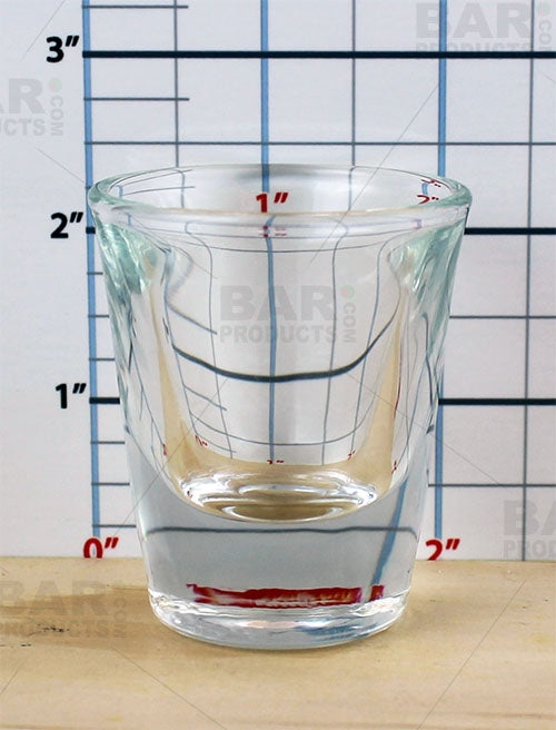 BarConic® 1 oz Thick Base Shot Glass - Durable & Stylish Whiskey, Tequila, and Liquor Glass for Parties, Bars, and Home Use