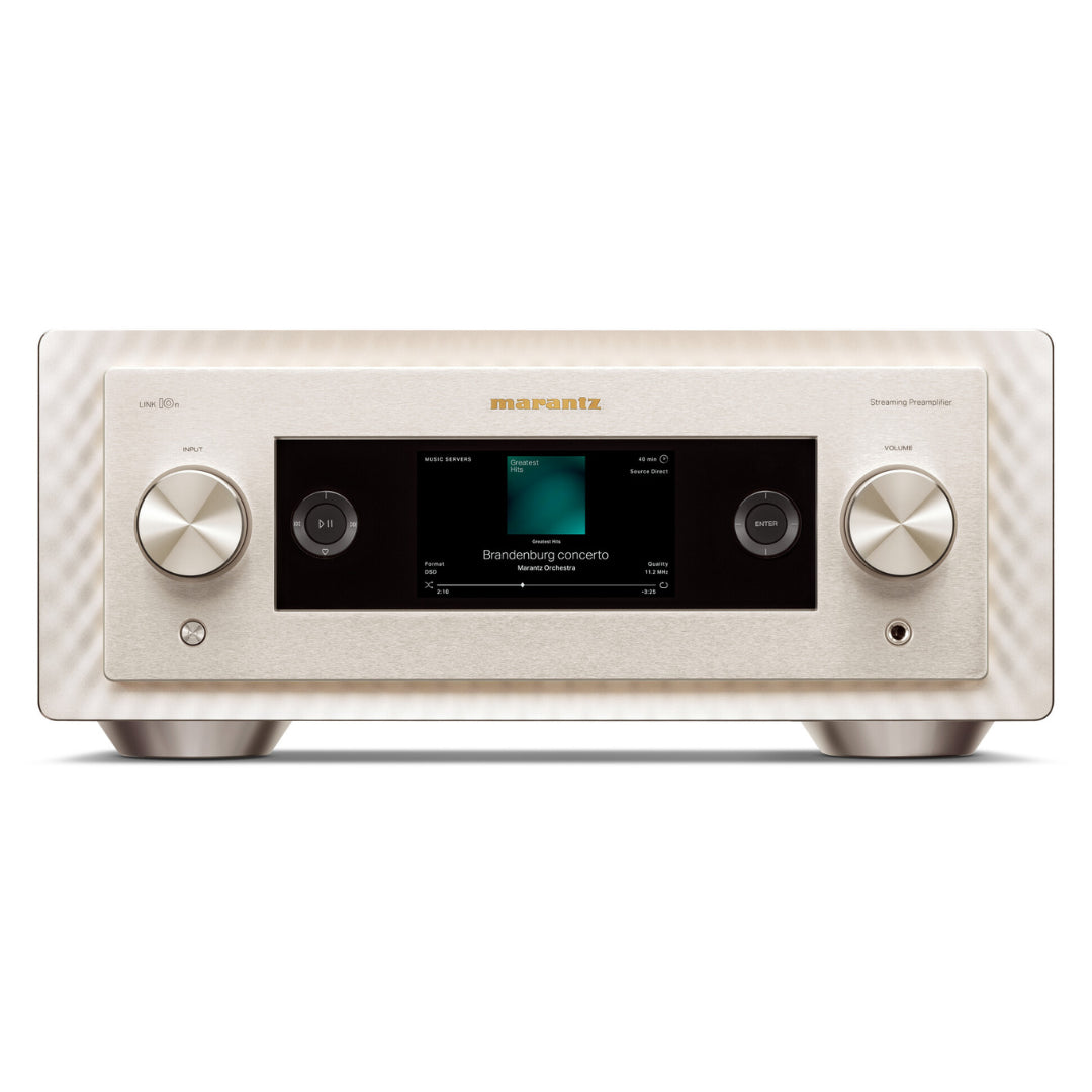 Marantz Link 10n Reference Network Audio Player - Hi-Res Wireless Streaming Music Player with HEOS, AirPlay 2 & Bluetooth | Perfect for Home Theater & Audiophile Listening
