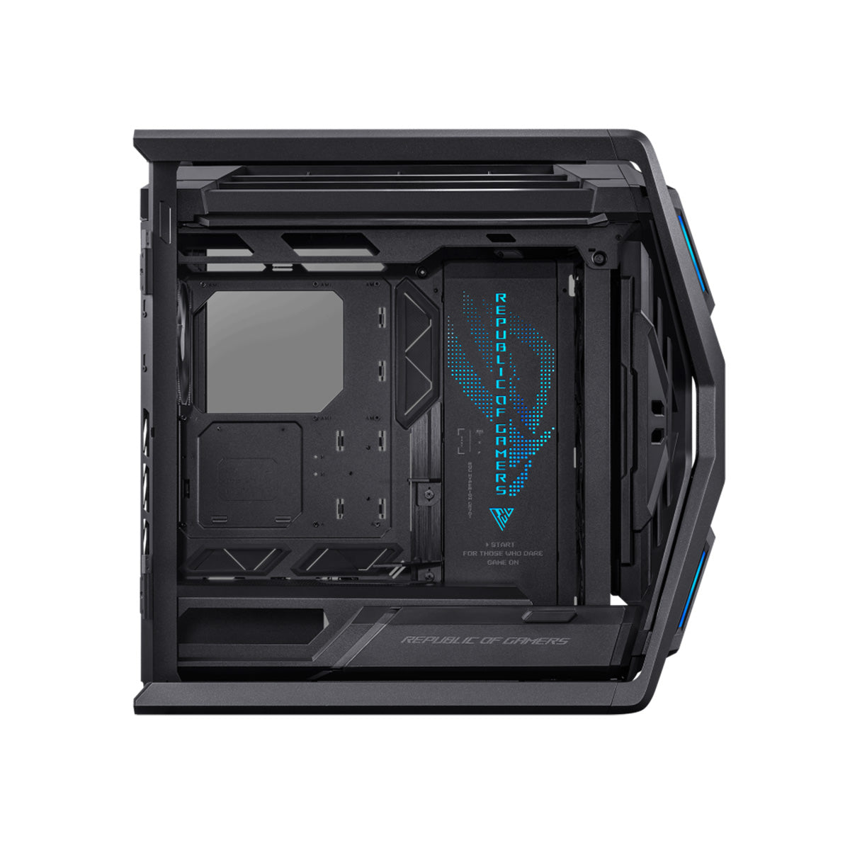 ASUS ROG HYPERION GR701 E-ATX Full Tower Gaming PC Case - Black | High Airflow Design | Premium Build Quality | Perfect for Gaming Rigs & Workstation Builds