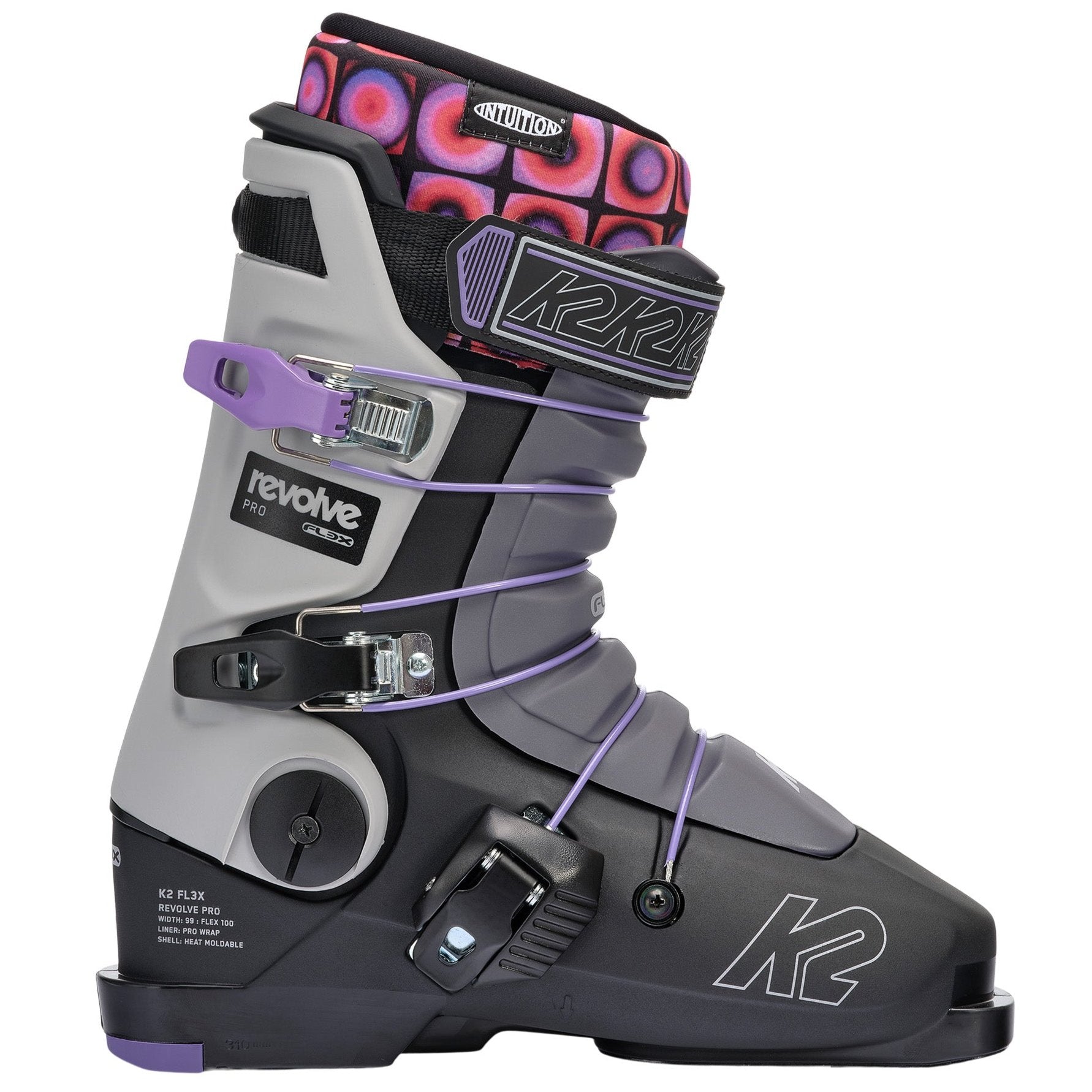 K2 Revolve Pro Ski Boots 2025 - High-Performance Alpine Ski Boots for Men & Women - Perfect for All-Mountain Skiing & Freeride Adventures