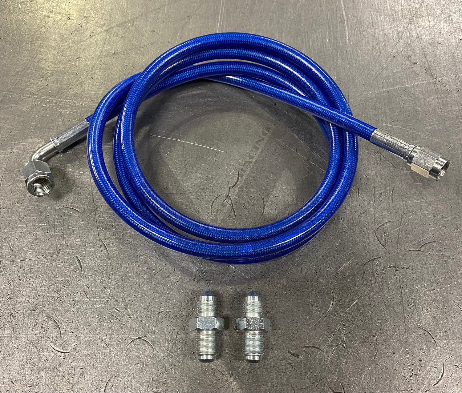 92-95 Honda Civic Stainless Steel Complete Replacement Clutch Line Kit - Fits EG Models (7 Color Options) - Perfect for Performance Upgrades & Clutch System Repairs
