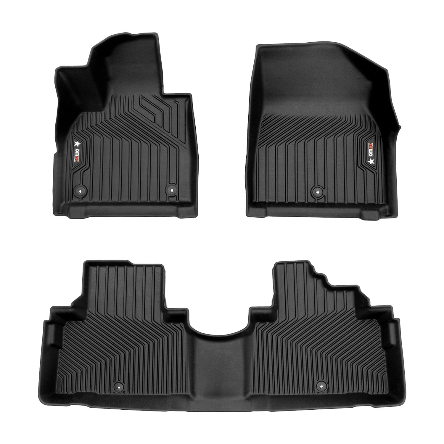 Premium All-Weather 3D Custom Fit Floor Mats for Hyundai Palisade 2020-2025 - Waterproof, Odorless TPE Rubber Car Mats with Non-Slip Design | Laser Measured for Perfect Fit | Ideal for Daily Commute, Road Trips & Family Protection