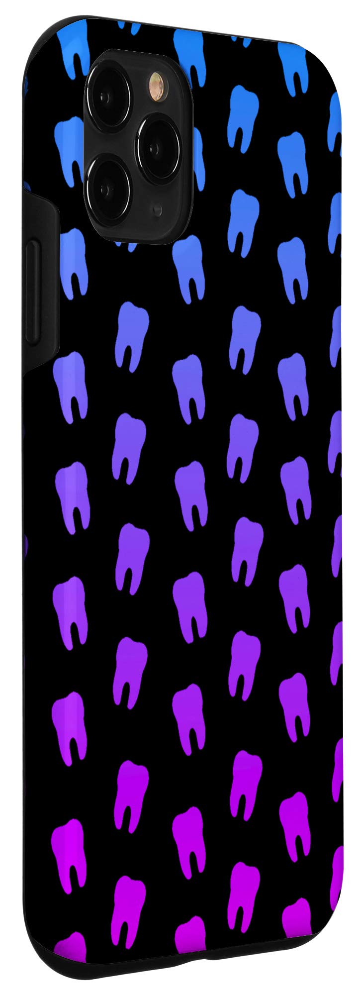 iPhone 11 Pro Case with Dental Tooth Pattern - Perfect for Hygienists, Dentists & Dental Assistants (RDH) - Protective Phone Cover for Dental Clinics & Offices
