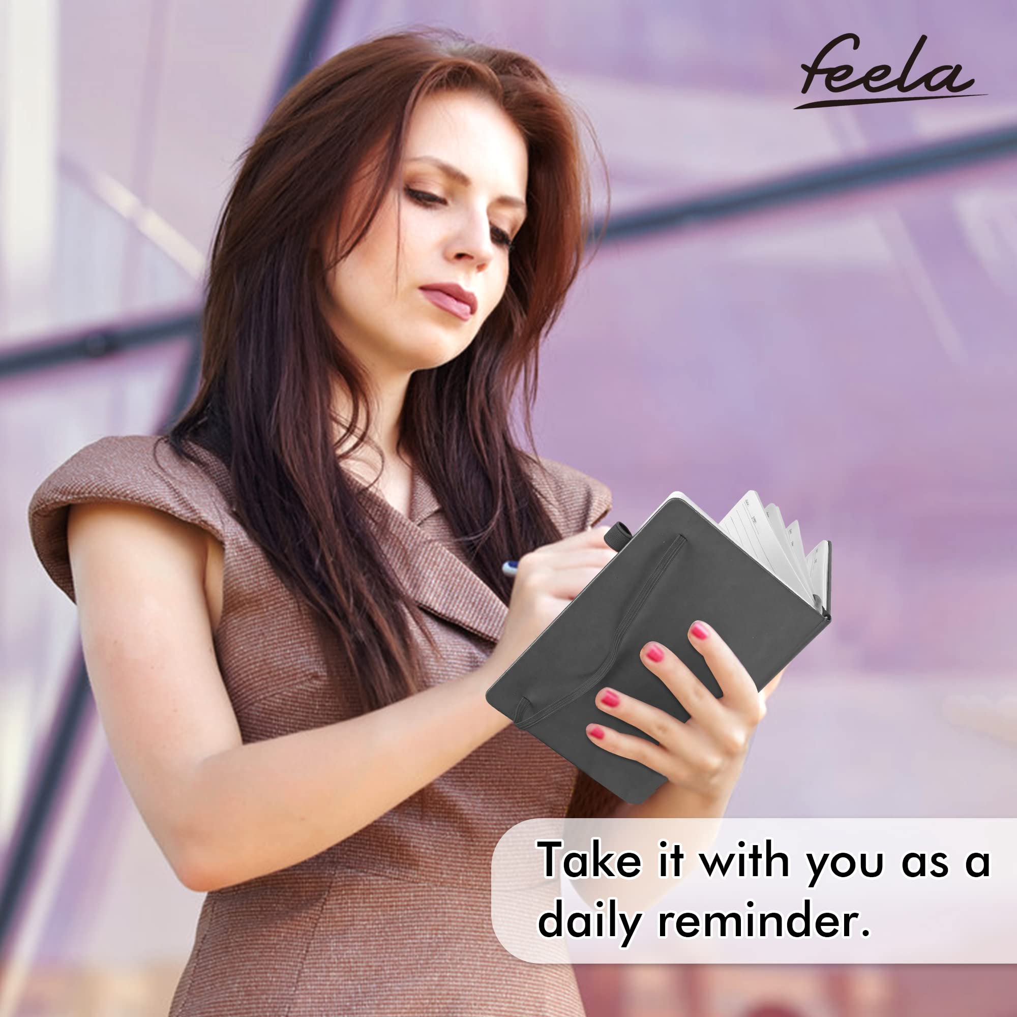 12-Pack A5 Hardcover Notebooks & Journals Set with 12 Black Pens - 120 GSM Ruled Paper, 5.1