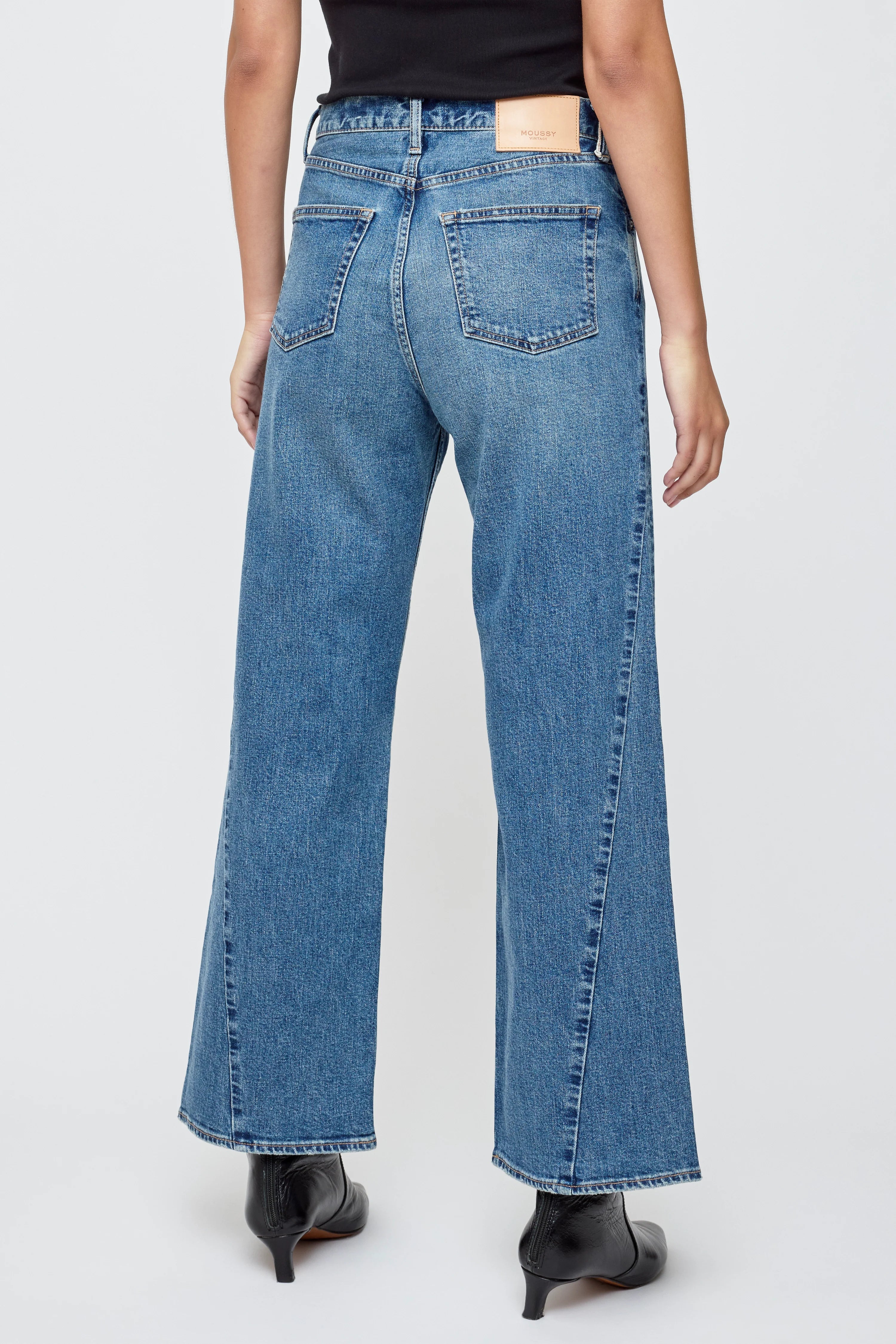 Vintage Salisbury Wide Leg Pants for Women - High Waisted Loose Fit Casual Trousers | Perfect for Office, Travel & Everyday Wear