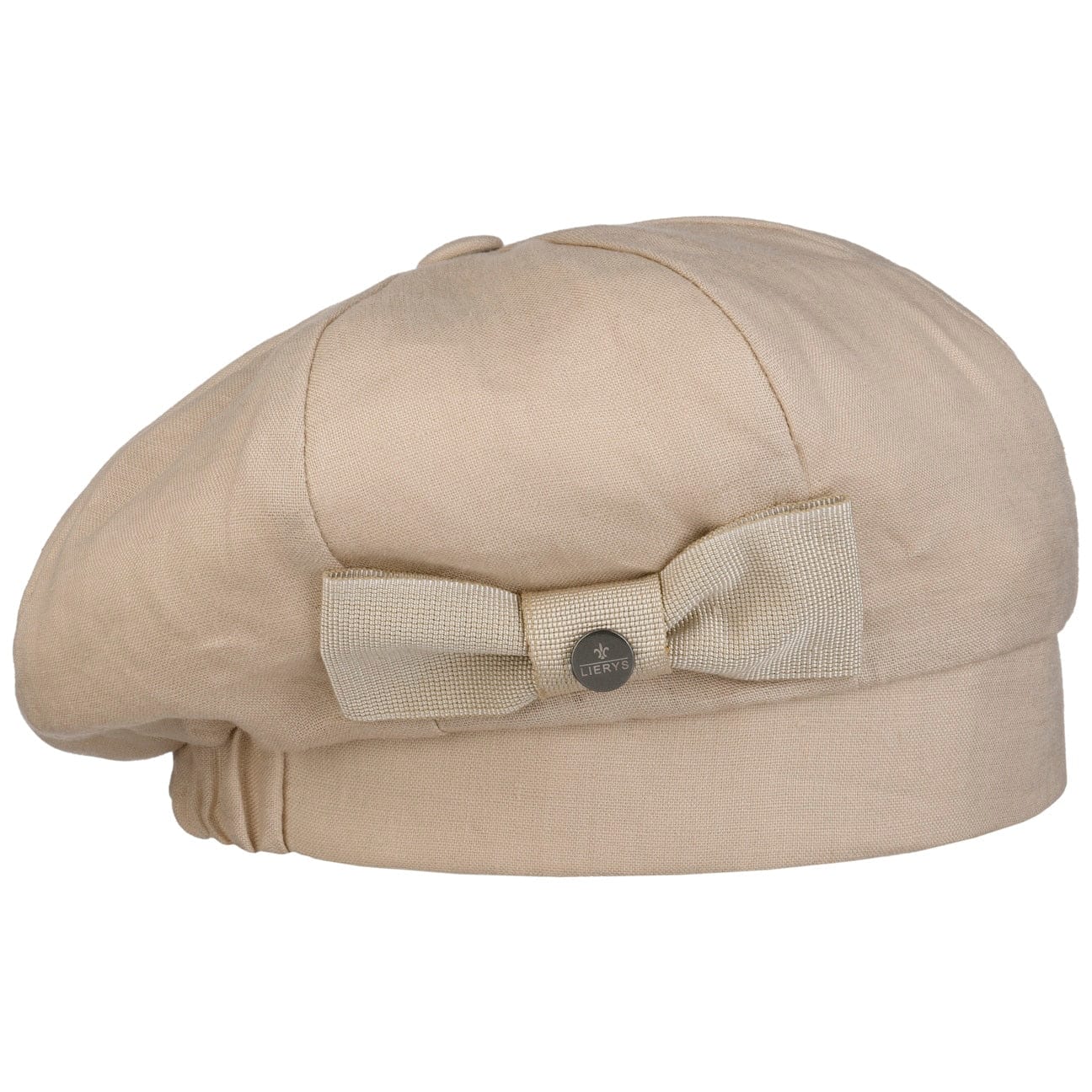 Lierys Women's Fashion Beret Hat with Loop - Stylish Wool Blend Cloche Cap for Fall & Winter Outfits, Travel, and Photoshoots