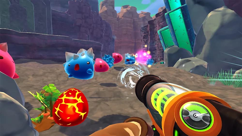 Slime Rancher: Plortable Edition for Nintendo Switch - Adorable Adventure Game for Kids & Adults - Perfect for Home Entertainment & Travel Gaming