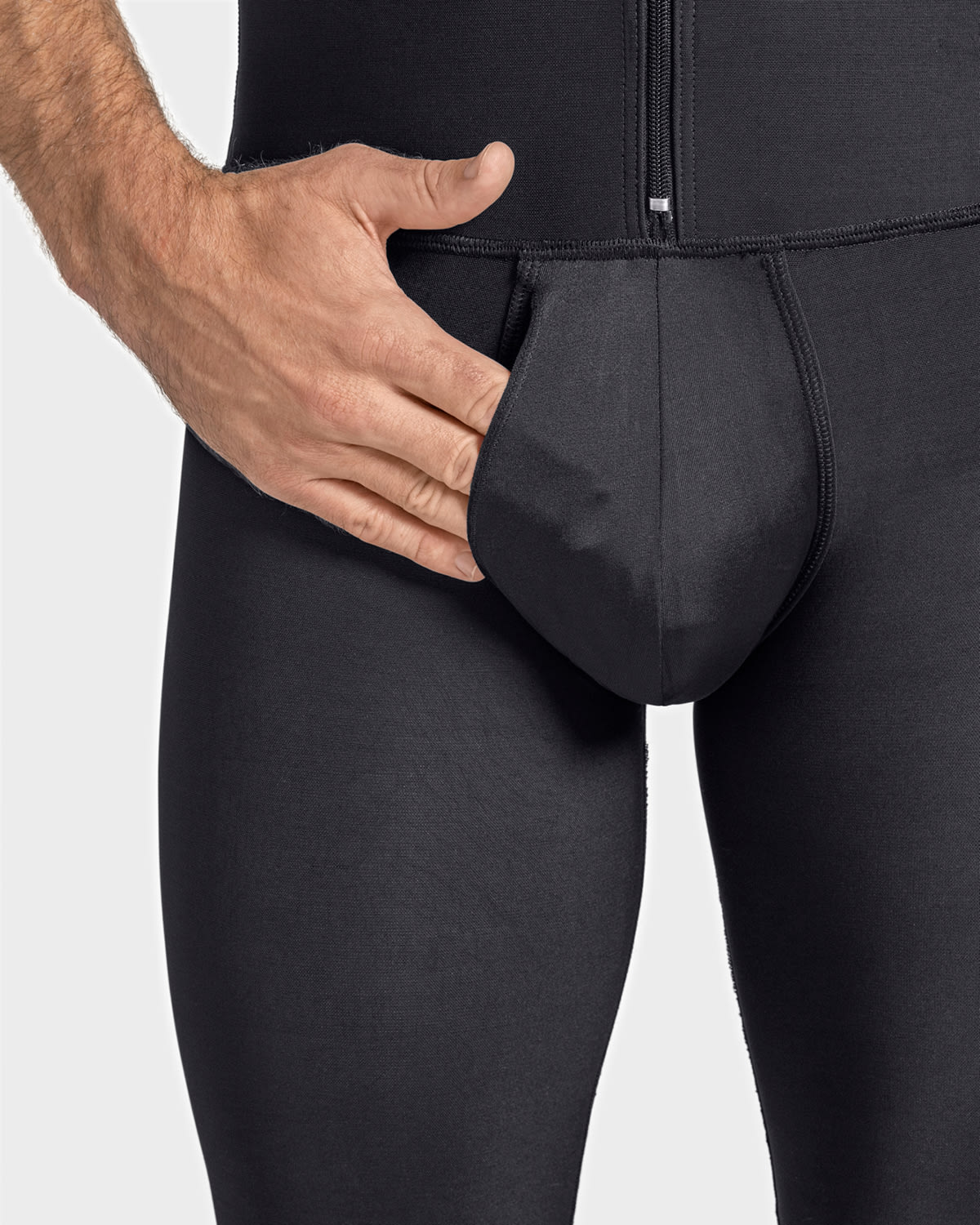 Post-Surgical Compression Bodysuit for Men - Firm Support Garment for Abdominal & Tummy Tuck Recovery - Ideal for Post-Op Healing, Swelling Reduction & Body Contouring