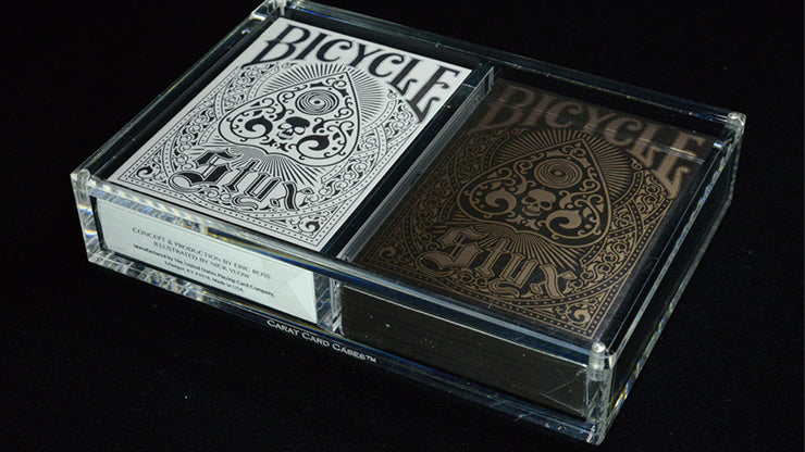 Carat X2 Premium 2-Deck Playing Card Holder - Perfect for Poker, Blackjack & Casino Game Nights