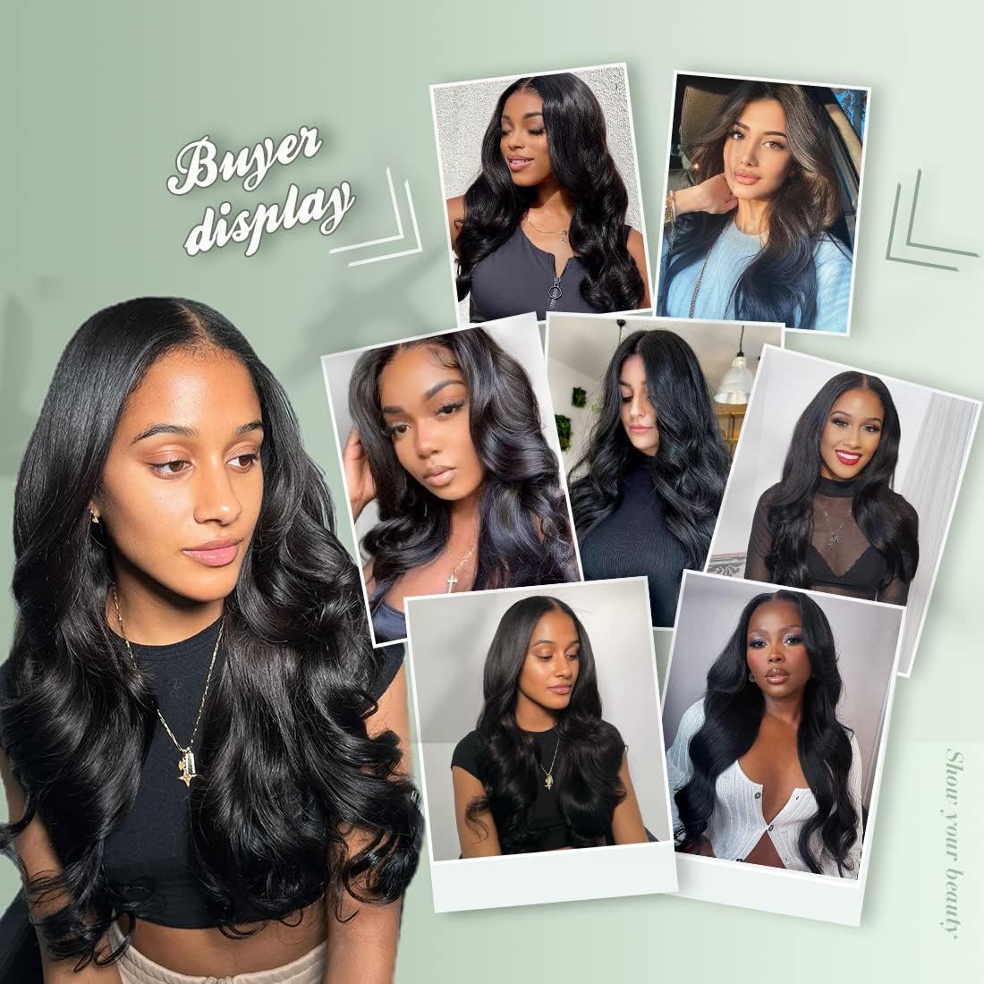 Urbeauty 40pcs 100g/pack Black Women Tape in Hair Extensions - 22 Inch Body Wave 100% Human Hair Weft, Invisible Seamless Skin Weft for Natural Look | Perfect for Daily Styling, Parties & Special Occasions