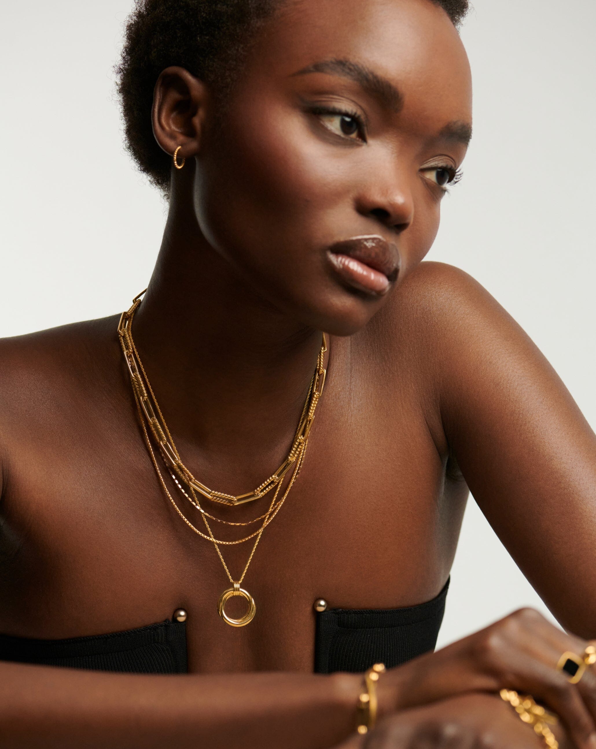 Elegant Coterie Chain Necklace for Women - Dainty Gold Layering Necklace for Everyday Wear | Perfect Gift for Her, Birthday, Anniversary & Valentine's Day | Office, Date Night & Special Occasions Jewelry