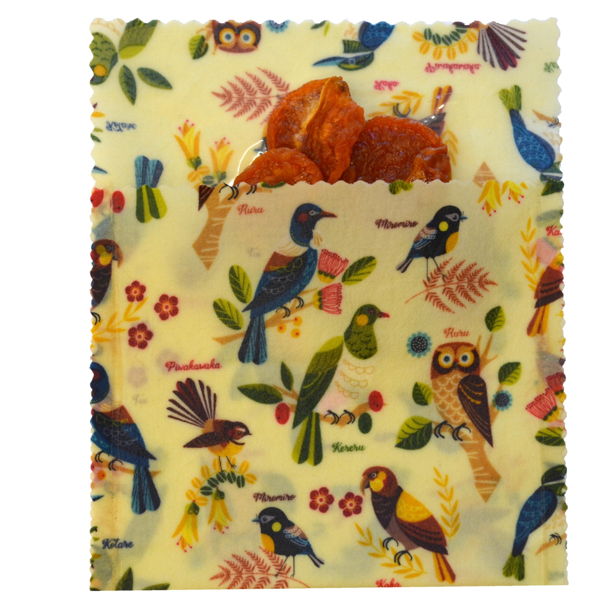 Morepork and Friends Beeswax Wrap Core Collection - Eco-Friendly Food Storage for Lunches, Snacks & Leftovers