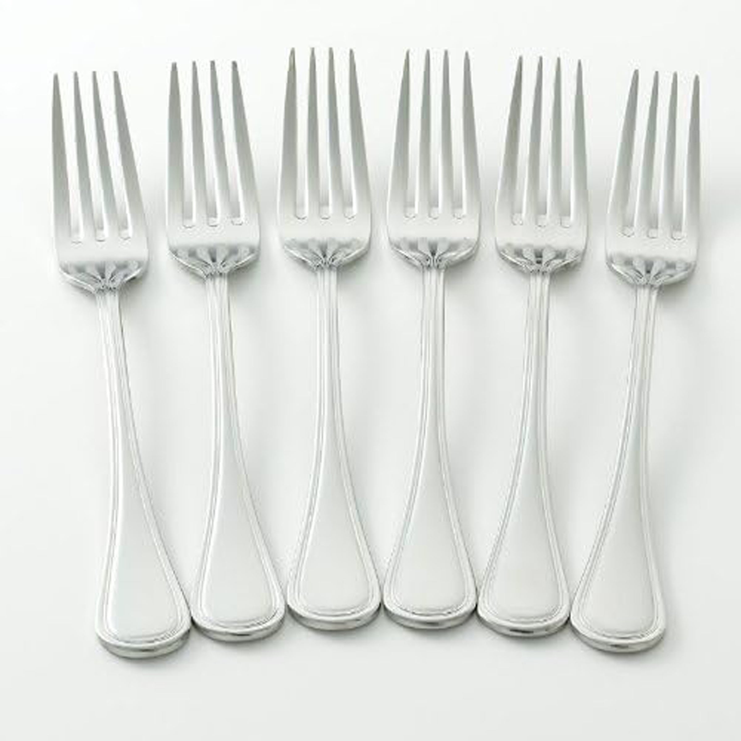Premium Stainless Steel Infuse Dinner Fork Set of 6 - Elegant Flatware for Fine Dining, Dinner Parties & Home Entertaining