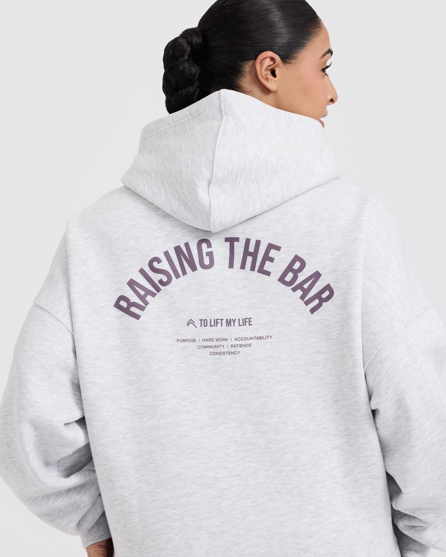 Premium Unisex Oversized Graphic Hoodie - Light Grey Marl | Trendy Streetwear for Men & Women | Perfect for Casual Outfits, Lounge Wear & Cool Weather Fashion