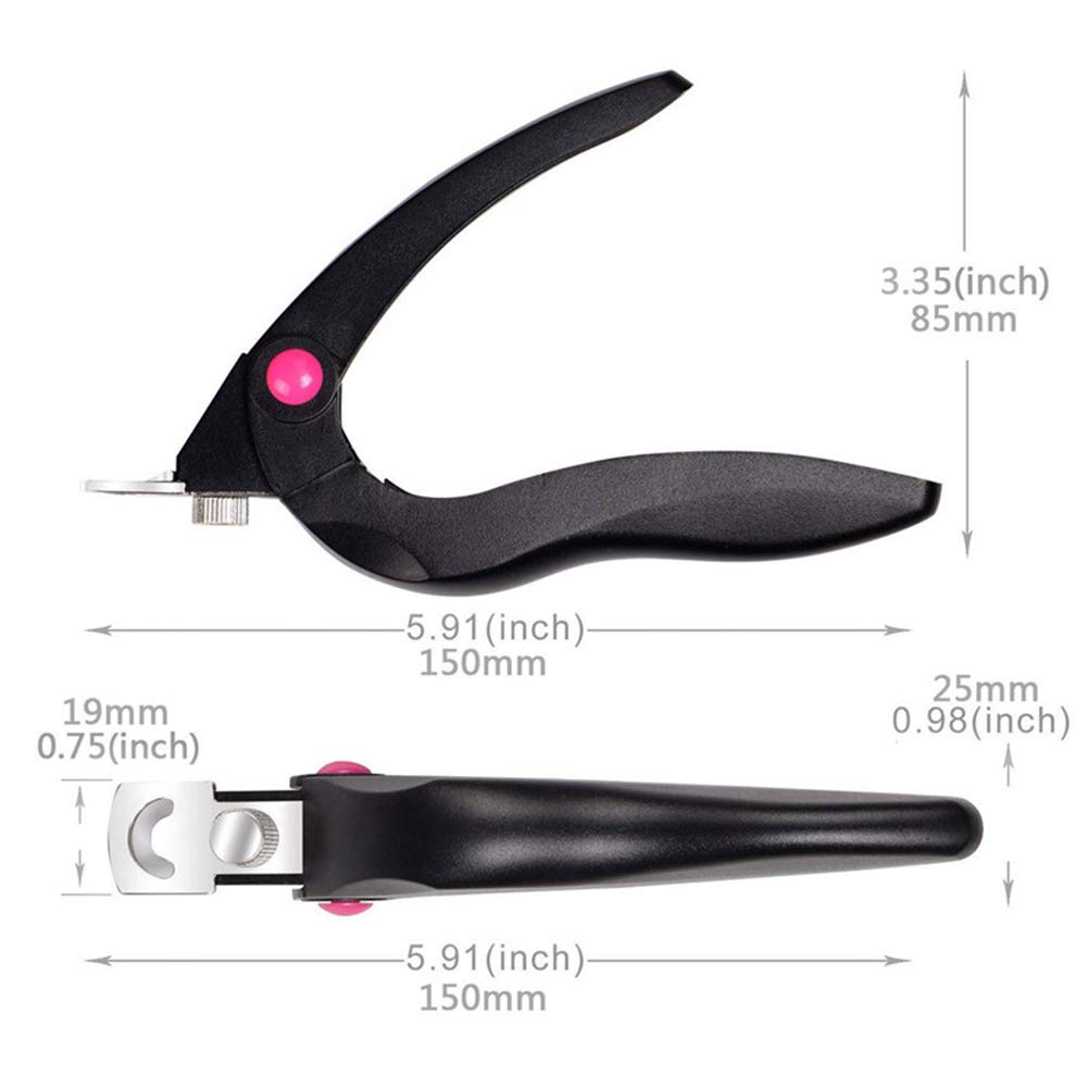 Professional Stainless Steel Nail Tip Clipper & Edge Cutter - Acrylic Fake Nail Trimmer for Manicure, Sharp Blade DIY Nail Art Tool | Perfect for Salon, Home Use & Nail Beauty Design