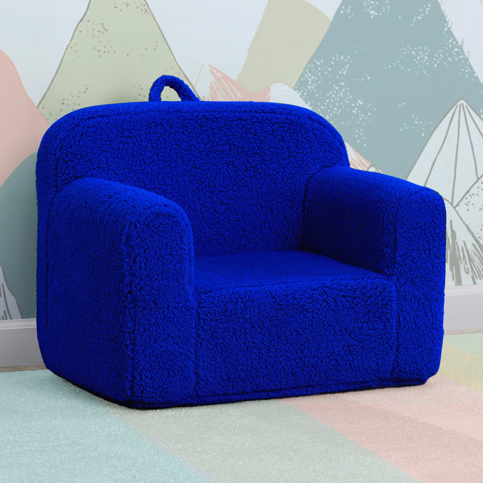 Cozy Sherpa Chair for Kids - Soft & Warm Children's Lounge Chair - Perfect for Reading, Gaming & Relaxing in Bedroom or Playroom