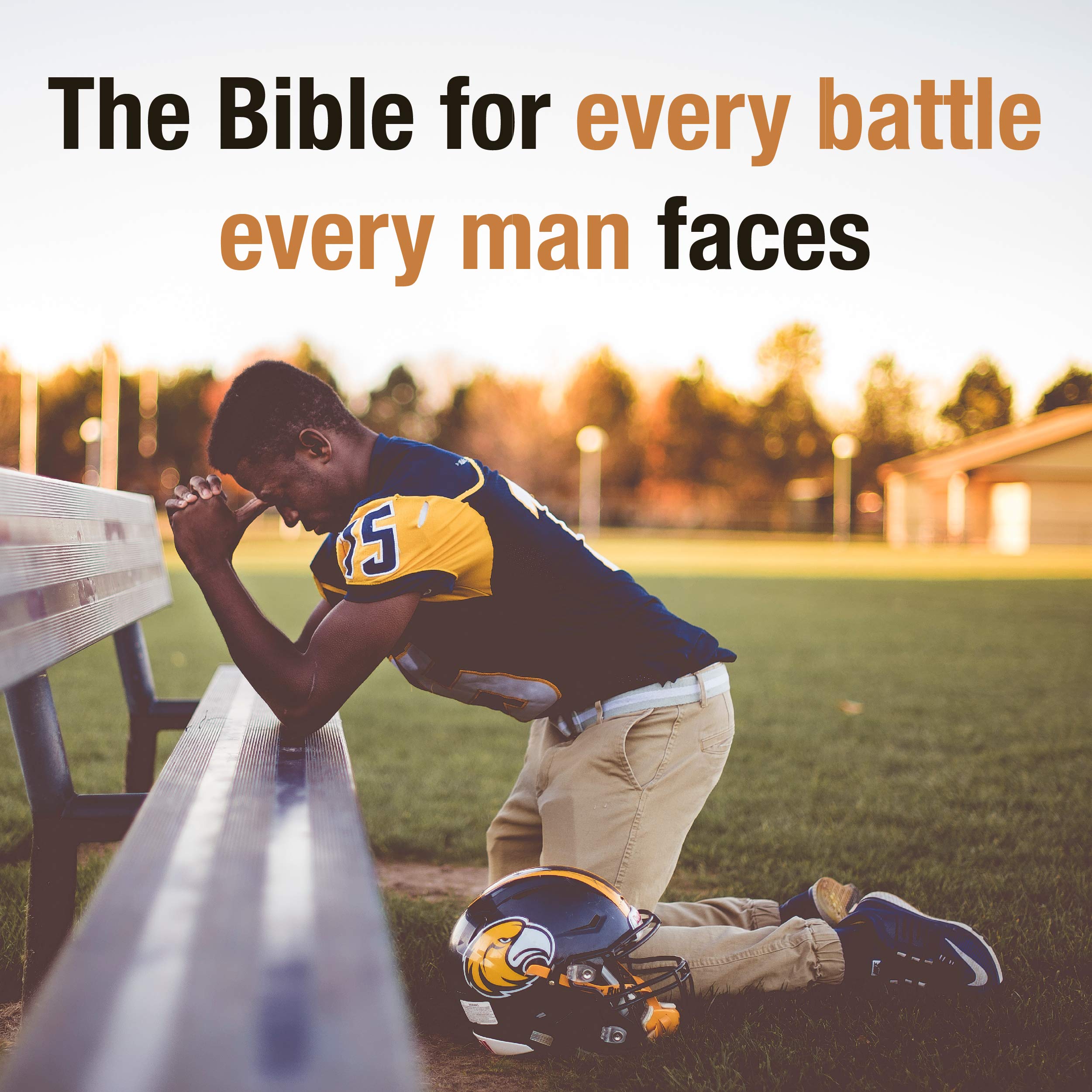 Every Man's Bible NLT - Deluxe Messenger Edition LeatherLike Brown | Study Bible for Men with Notes, Charts & Book Introductions | Perfect for Devotionals, Bible Study & Gifts