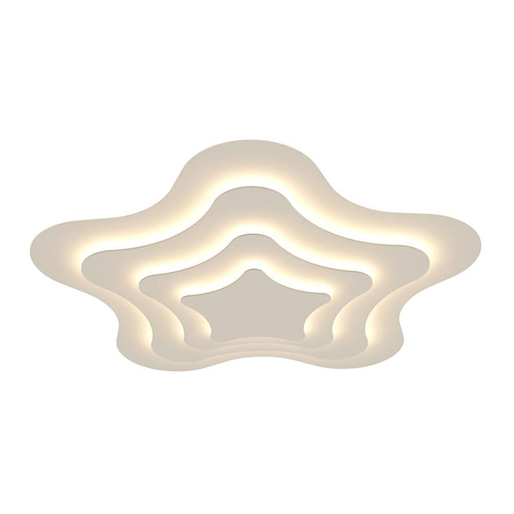 Energy-Saving Remote Control LED Ceiling Light - Dimmable & Color Changing Flat Panel Light for Living Room & Bedroom | Modern Home & Office Lighting Fixture