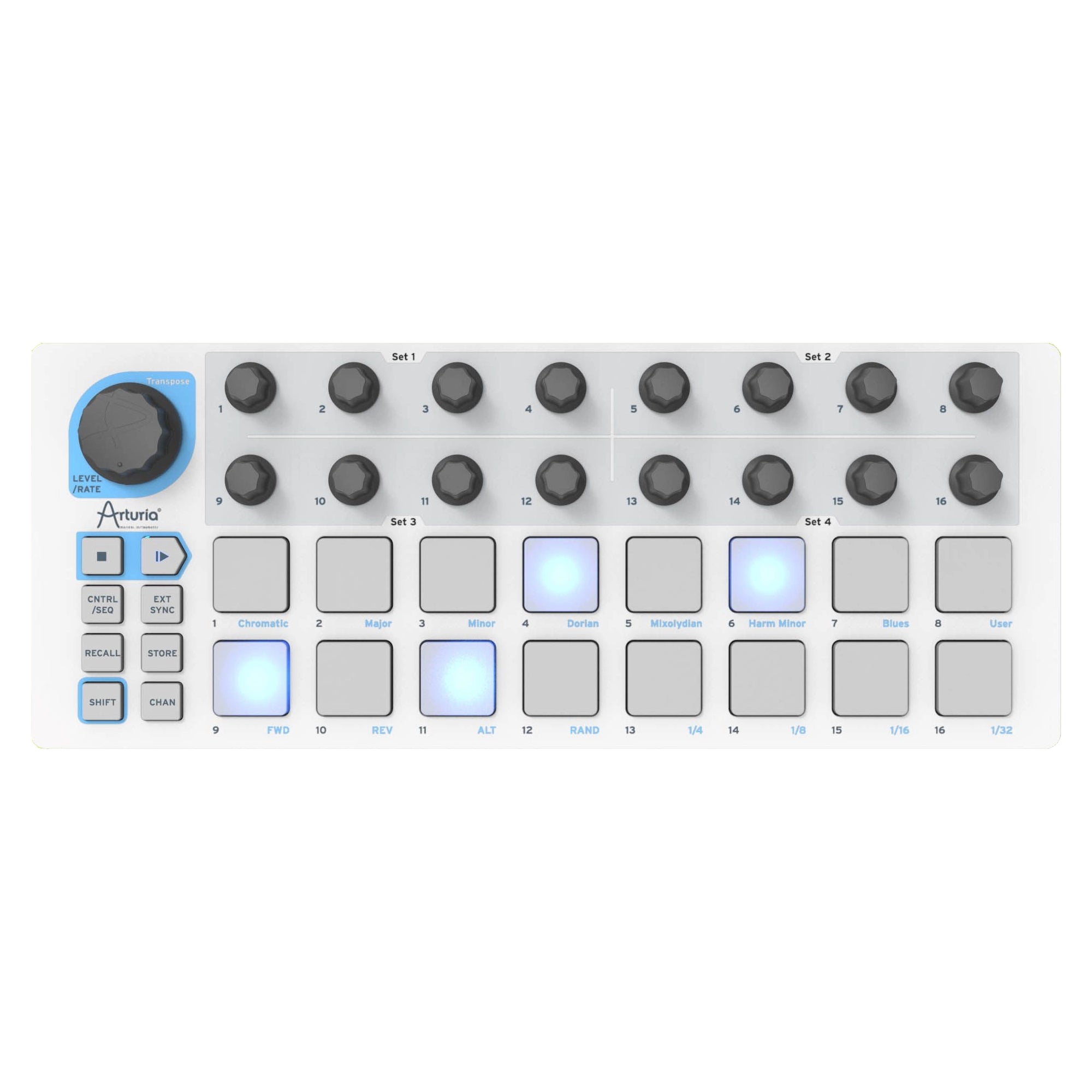 Arturia Beatstep MIDI Controller & CV/Gate Sequencer - Professional Music Production Tool for Studio Recording & Live Performances