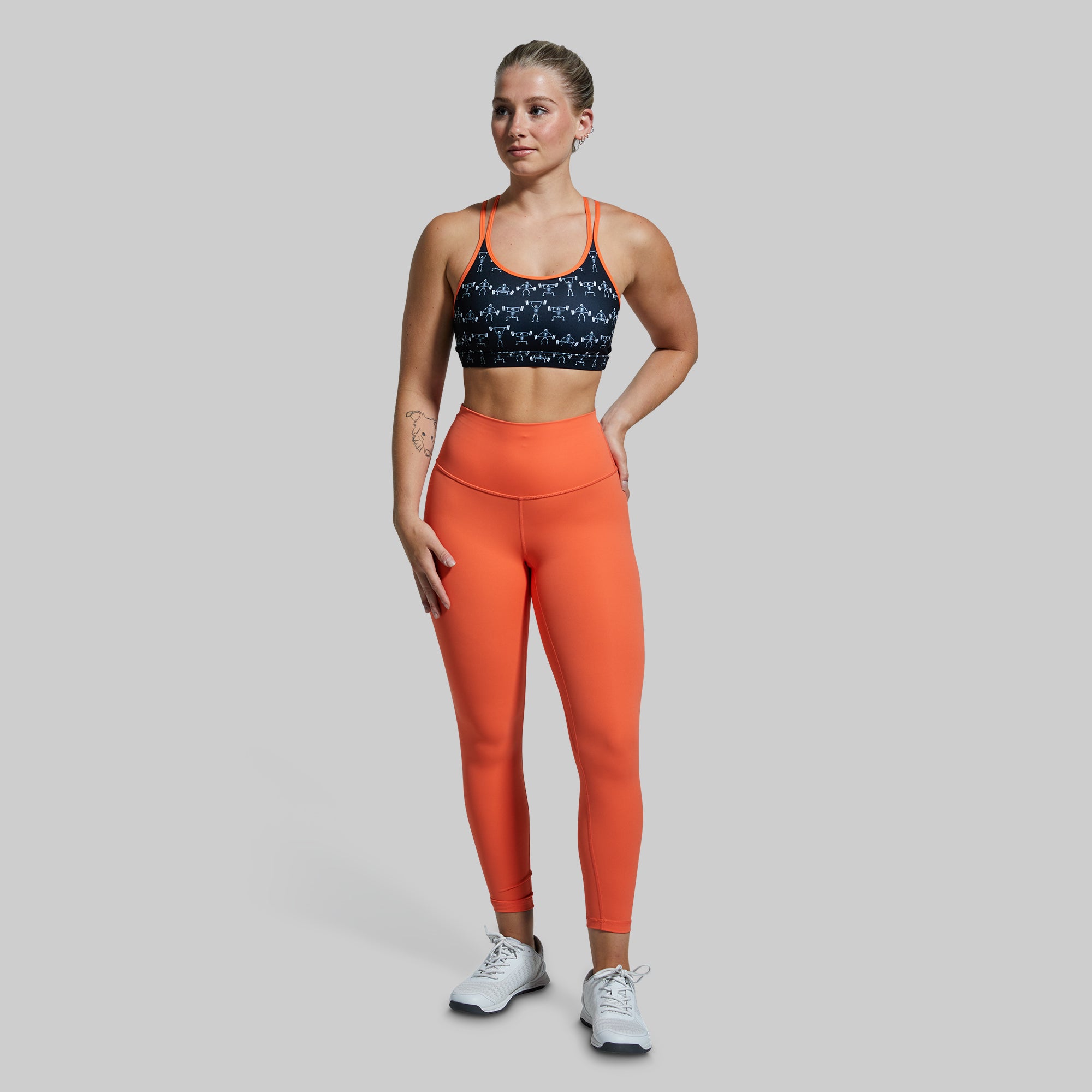 Your Go To Legging 2.0 - High Waisted Yoga Pants for Women, Comfortable Workout Tights in Orange - Perfect for Yoga, Gym & Everyday Wear