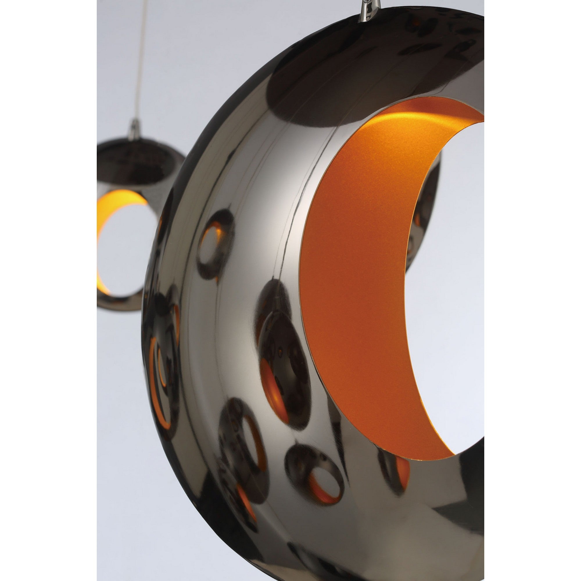 Arlington 14 LED Pendant Light Fixture - Modern Chrome Finish Ceiling Light for Dining Room, Kitchen Island & Bedroom Lighting